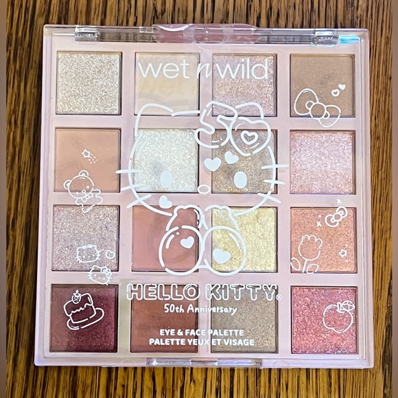 Wet n Wild Hello Kitty 50th Anniversary Eye & Face Palette - Picture 1 of 4